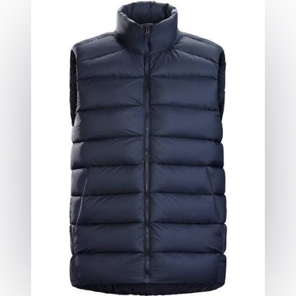 Arc’teryx Piedmont Vest Down Men’s Navy Blue Large - Picture 1 of 9